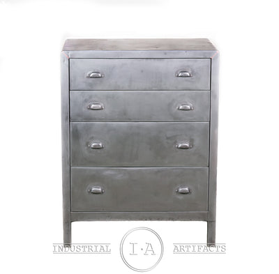 C. 1940 Norman Bel Geddes Steel Dresser By Simmons