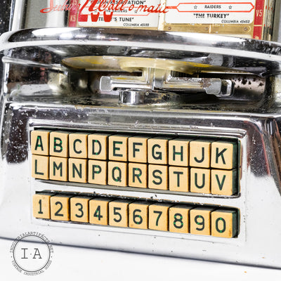 C. 1950 Seeburg 200 Wall-O-Matic Jukebox Selector