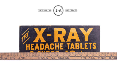 Antique X-Ray Cures Medical Ad Piece