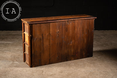 Antique Wooden Twenty Drawer Apothecary Cabinet