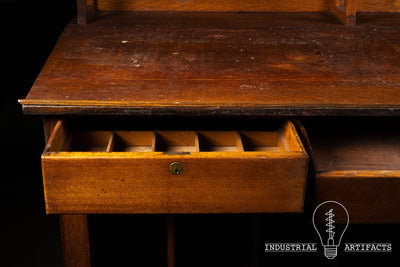 Antique Quarter Sawn Oak Sorter Desk