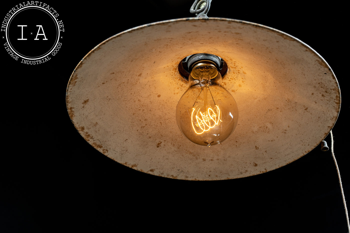 Vintage Industrial Pendant Lamp With Chain Extenison