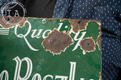 Antique De Reszke Cigarette DSP Sign