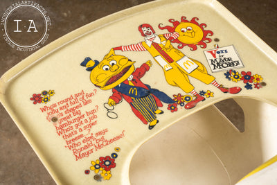 Vintage McDonald's Rolling High Chair