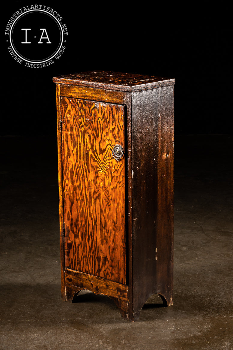 Early 20th Century Oak Smokers Cabinet