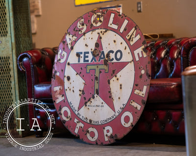 Antique Porcelain Texaco Advertising Sign