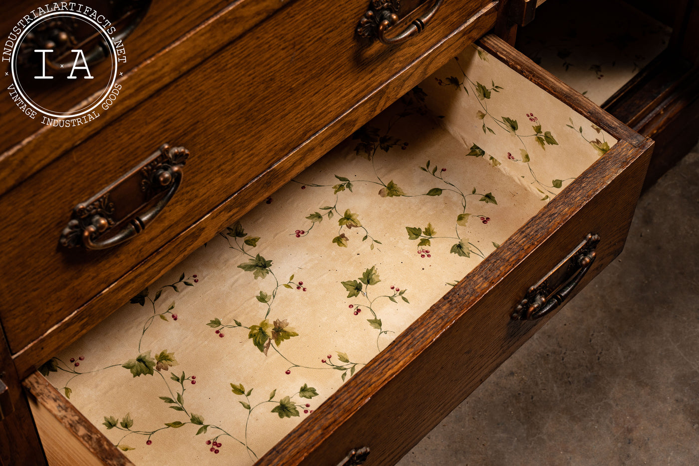 Early 20th Century Lighted Hutch Cabinet