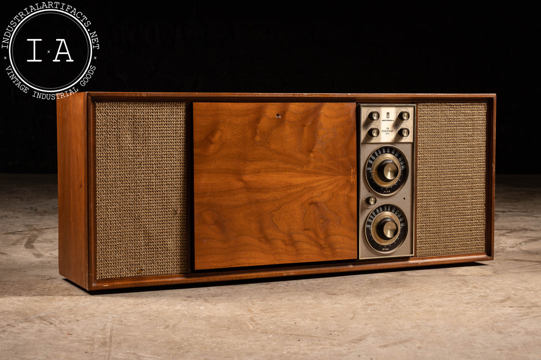 c. 1964 Motorola Stereophonic FM Radio And Turn Table – Industrial