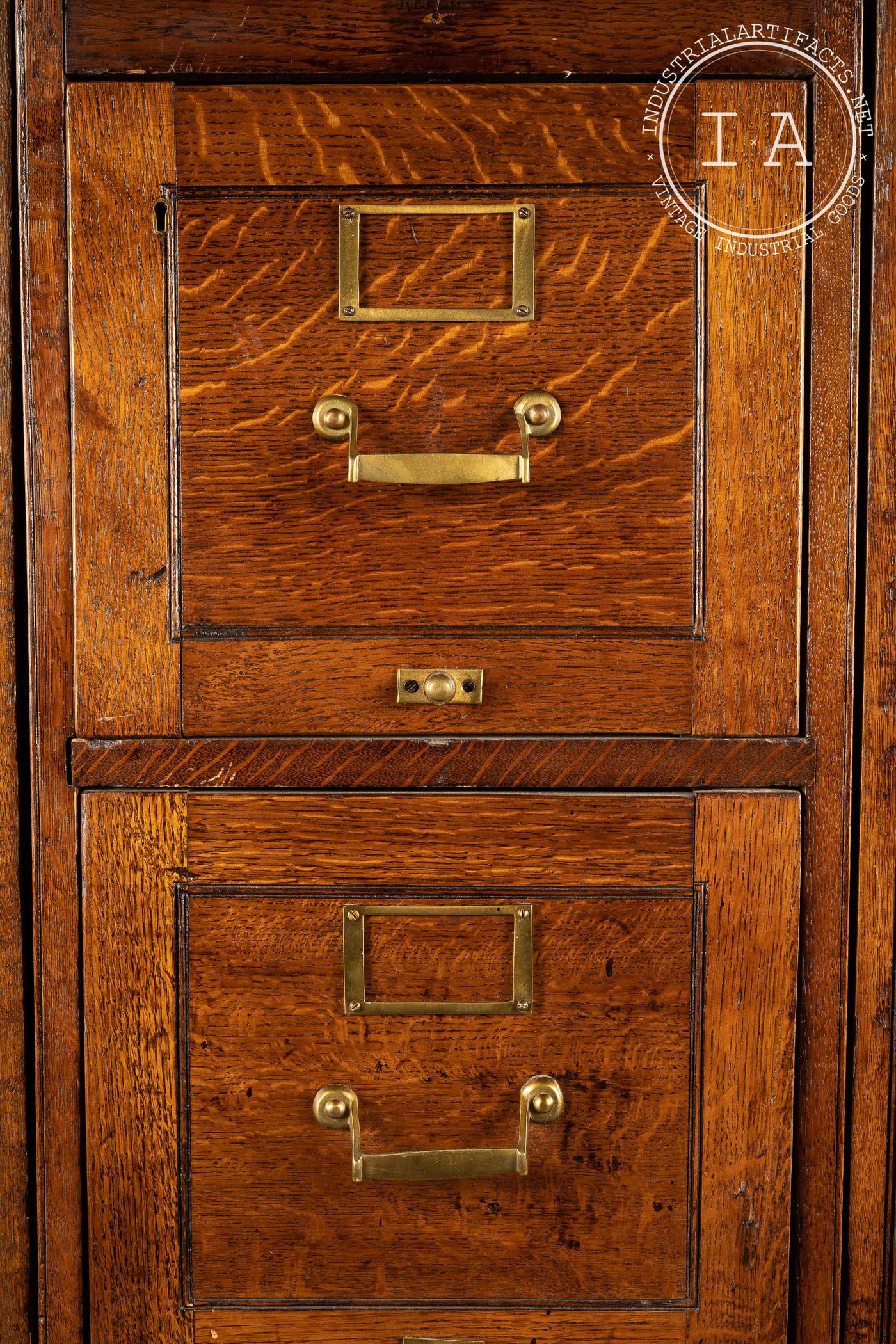 Antique Quarter Sawn Oak Filing Cabinets