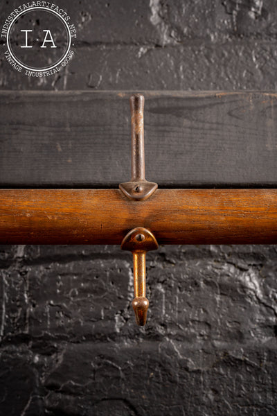 Early 20th Century Firefighters Coat Rack