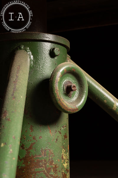 Vintage Industrial Steel Machinist Table by Lyn Raymond