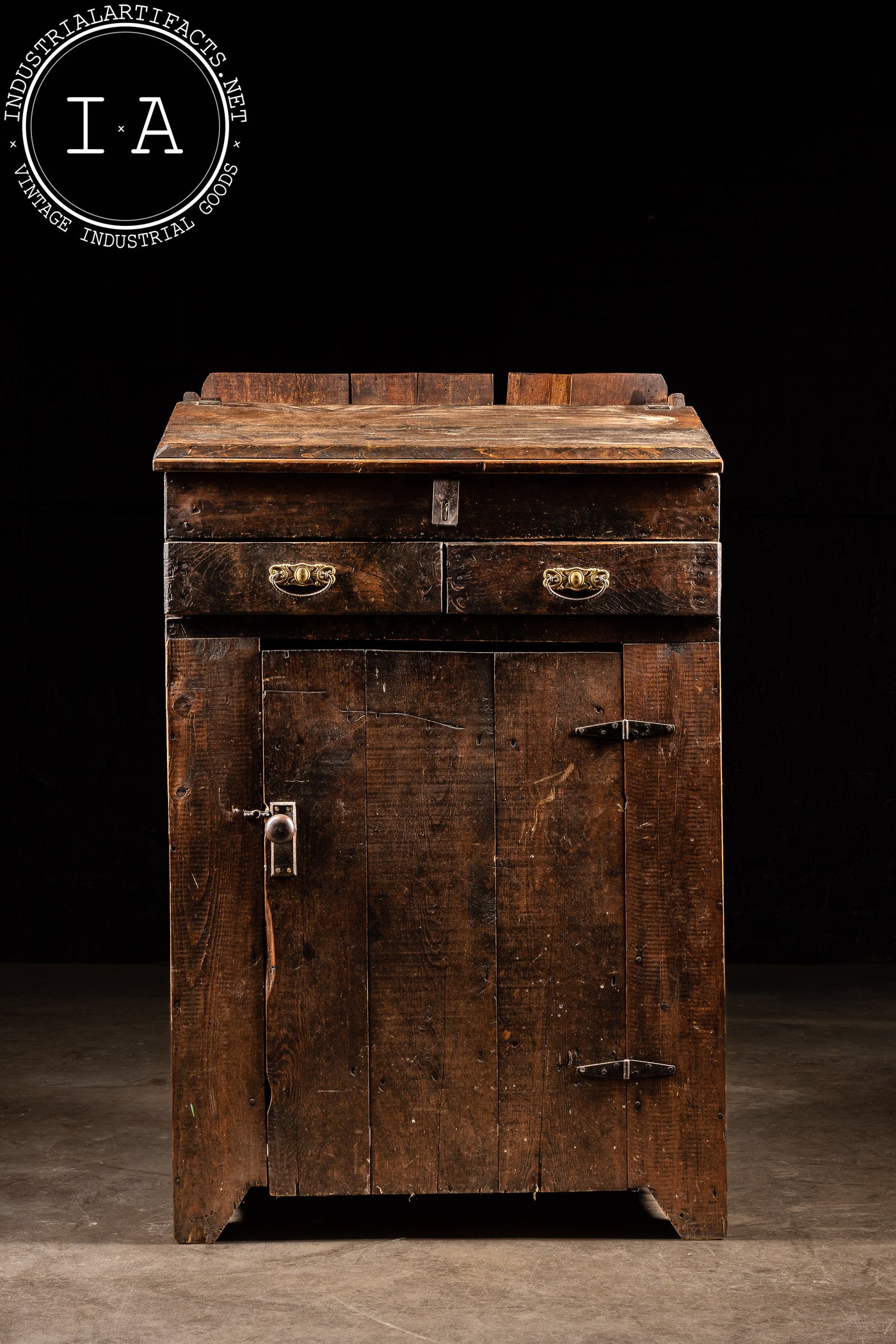 Early American Wooden Standing Desk