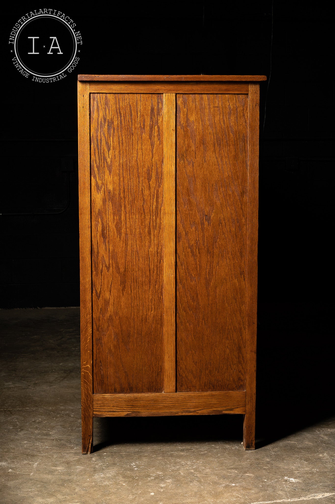 Massive Early 20th Century Flat File Storage Cabinet