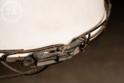 Vintage Porcelain Enamel Industrial Lamp