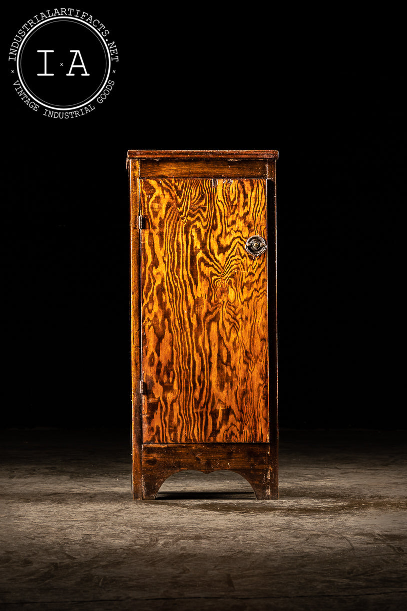 Early 20th Century Oak Smokers Cabinet