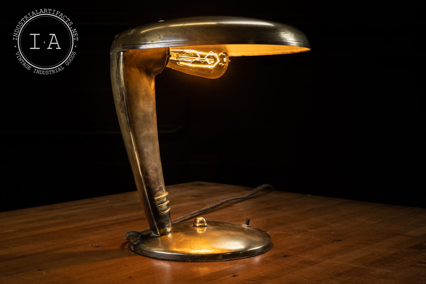 C. 1940s Eye Saver Cobra Lamp by Faries