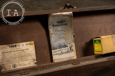 Vintage Tackle Box c. 1951 with Lures