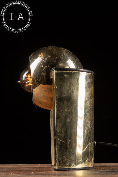 Mid Century Modern Brass Eyeball Lamp by Kenroy