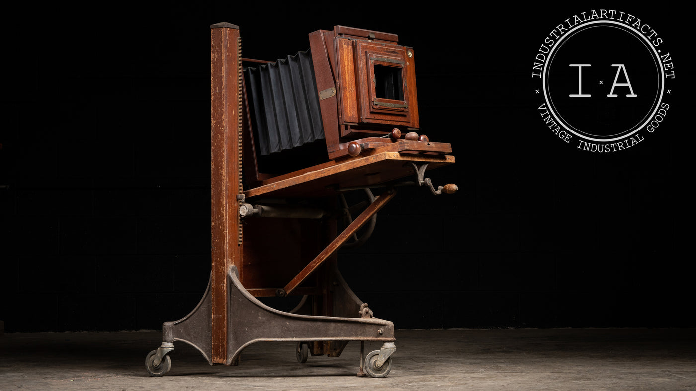 c. 1904 Century Kodak Antique Camera With Original Felt Chair