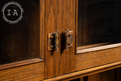 Massive Antique Oak Hutch