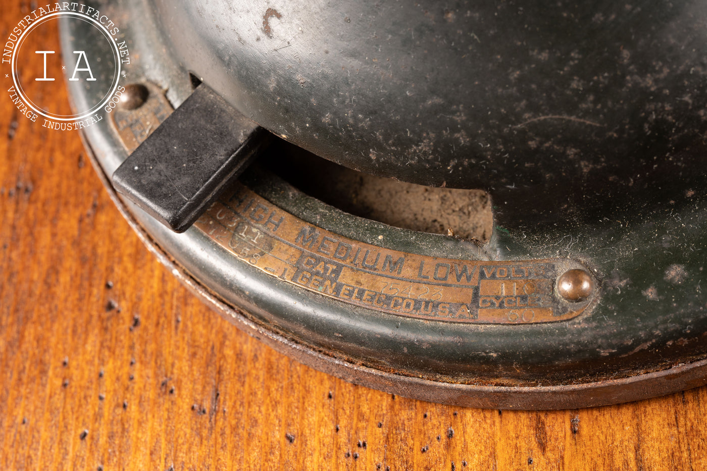 Early 1900s GE Oscillating Brass Fan Blades