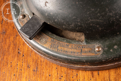 Early 1900s GE Oscillating Brass Fan Blades