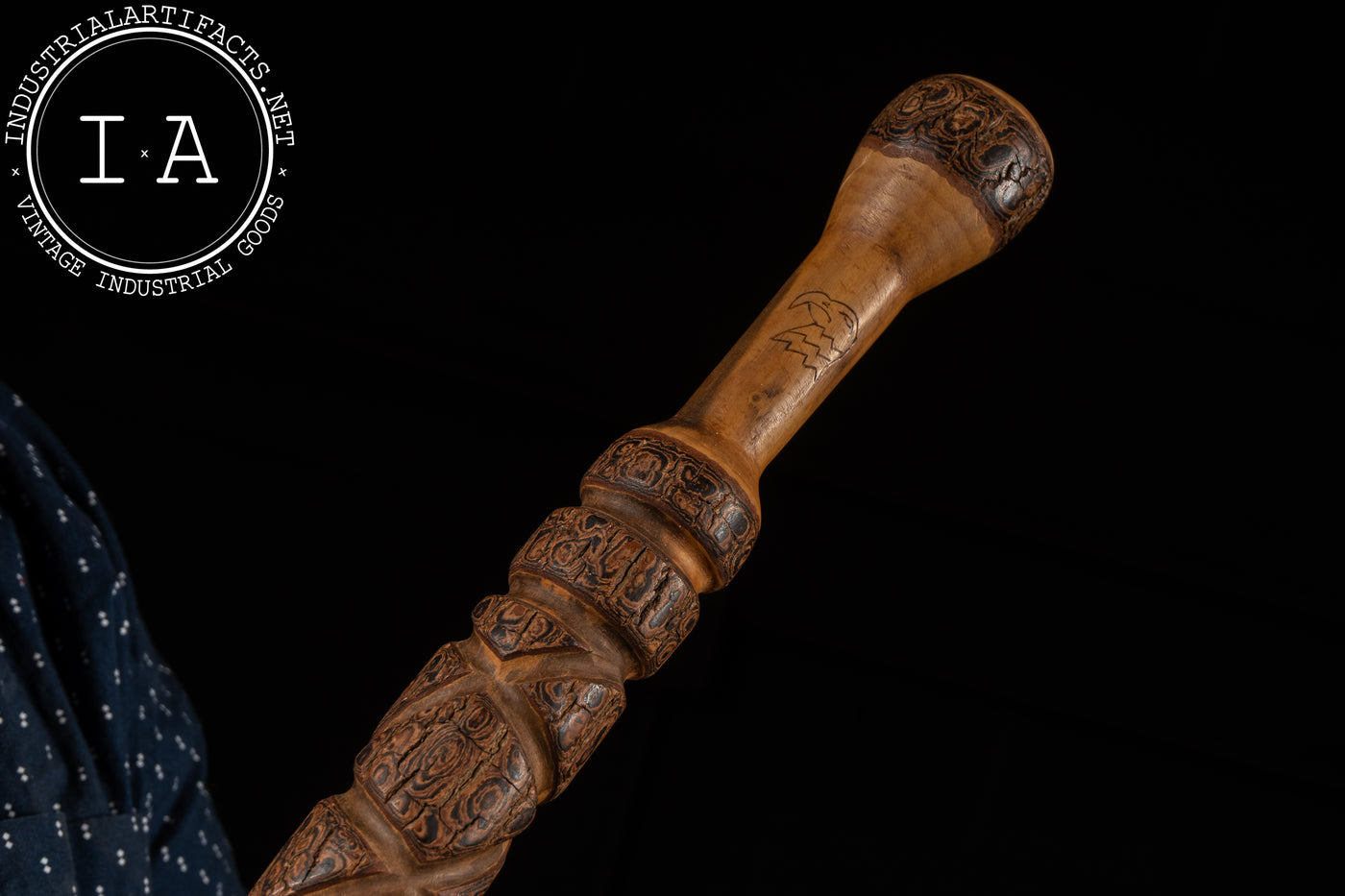 Hand-carved Walking Stick
