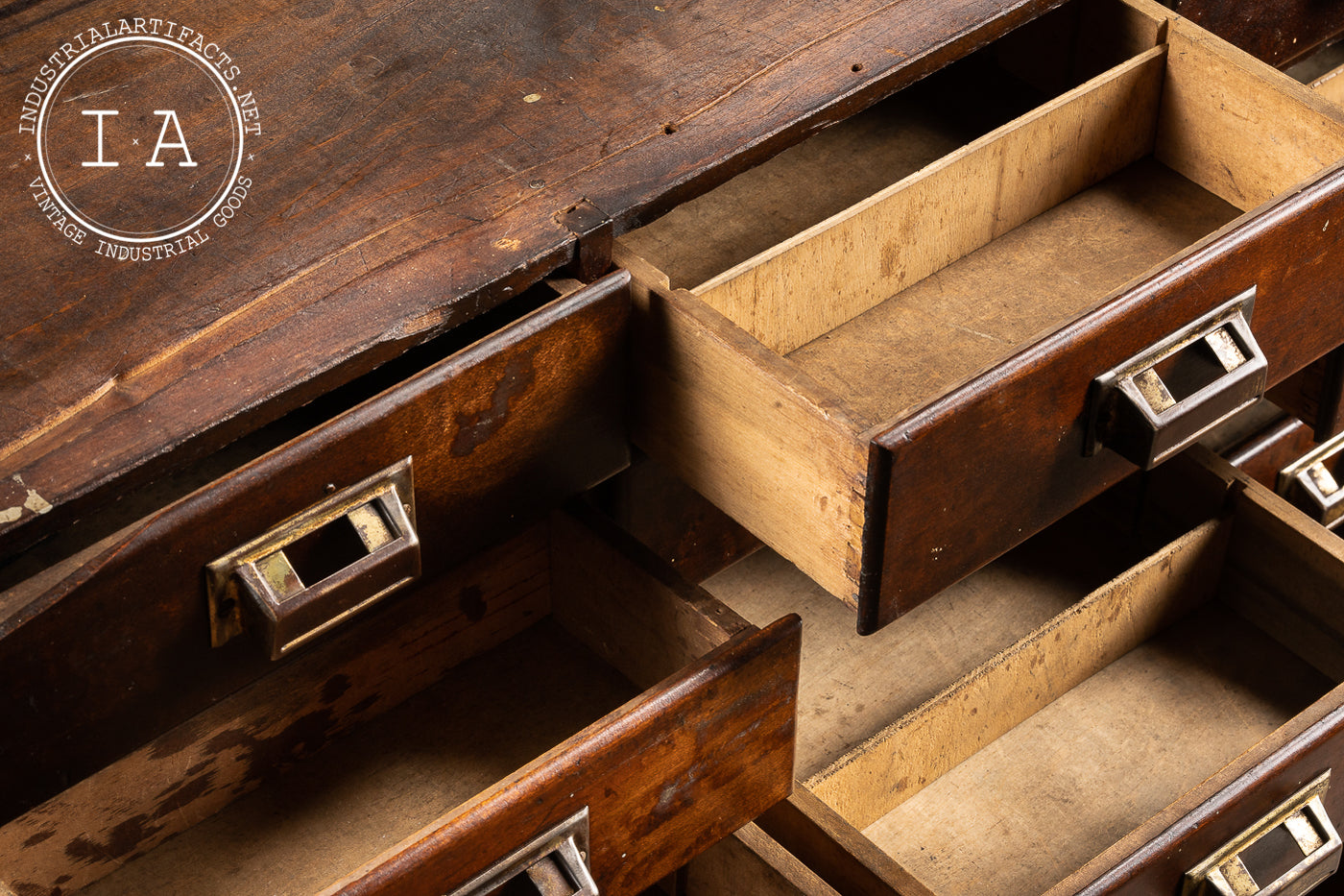 Antique Hardware Cabinet