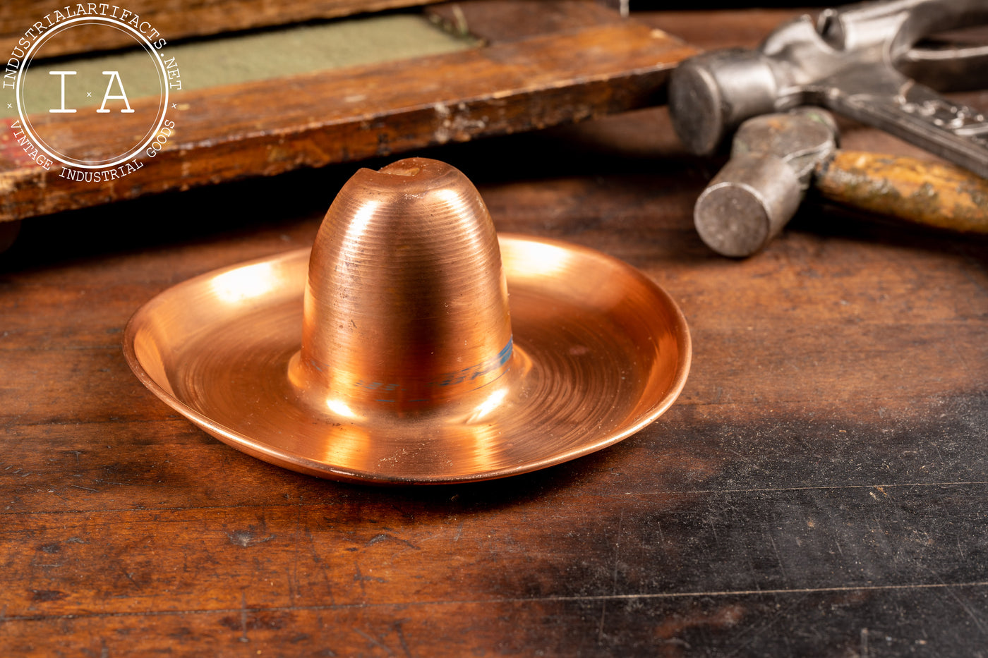 Vintage Copper Sombrero Ashtray