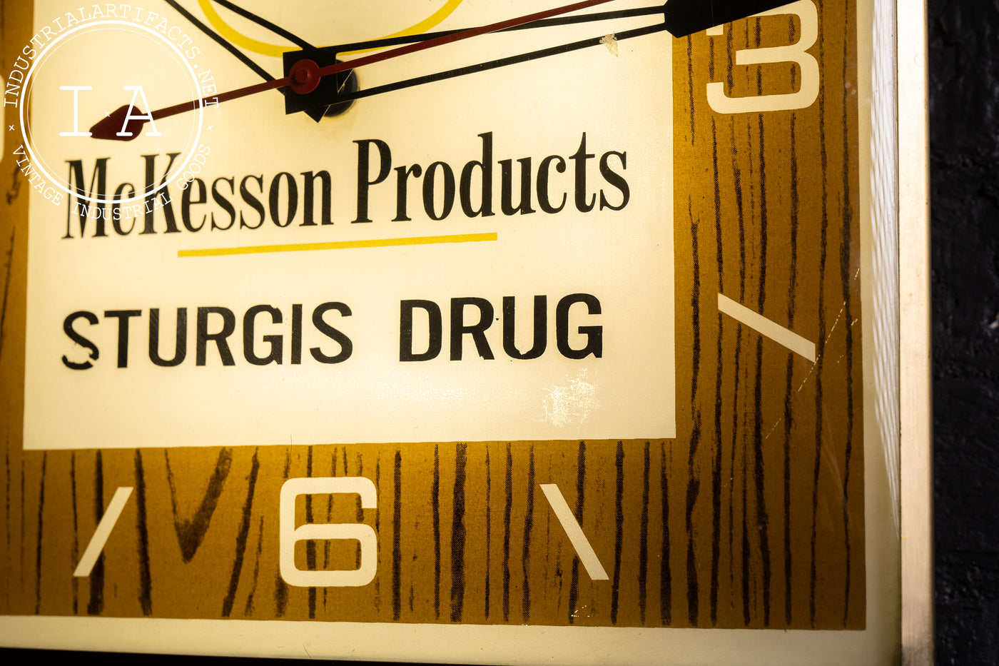 Vintage McKesson Products Sturgis Drug Clock