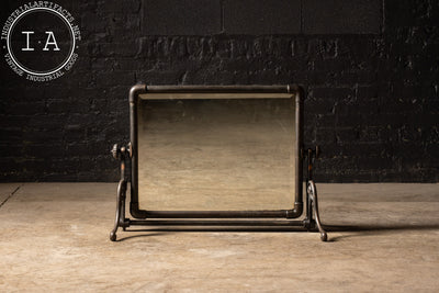 Early 20th Century Japanned Copper Shoe Mirror
