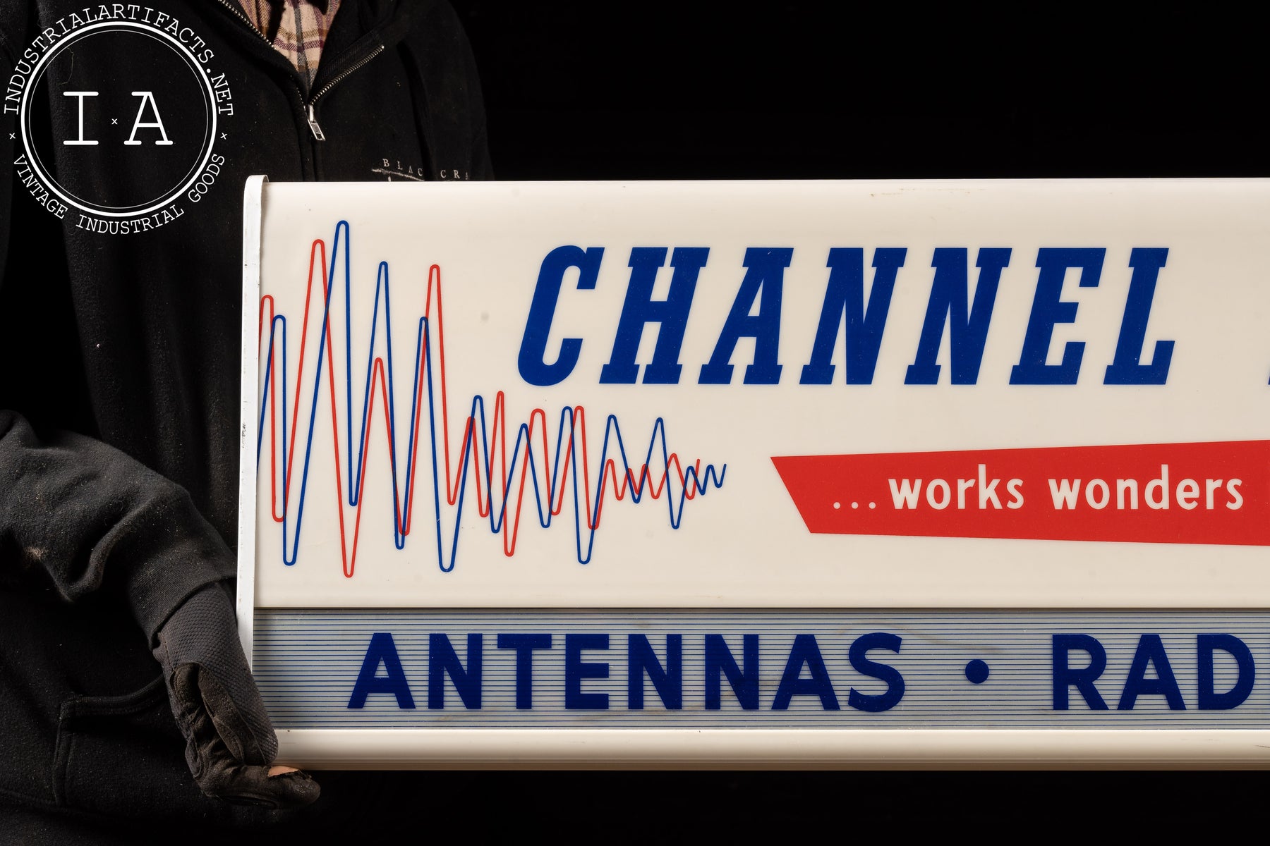 Vintage Lighted Channel Master Clock – Industrial Artifacts