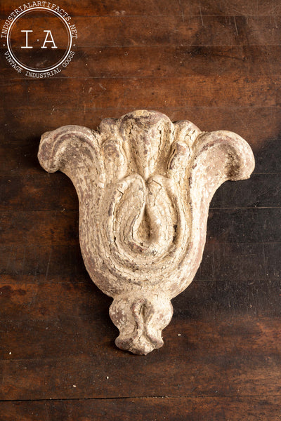 Antique Cast Iron Chippy Wall Fixture