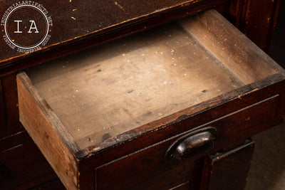 Early American Tobacco Store Cabinet