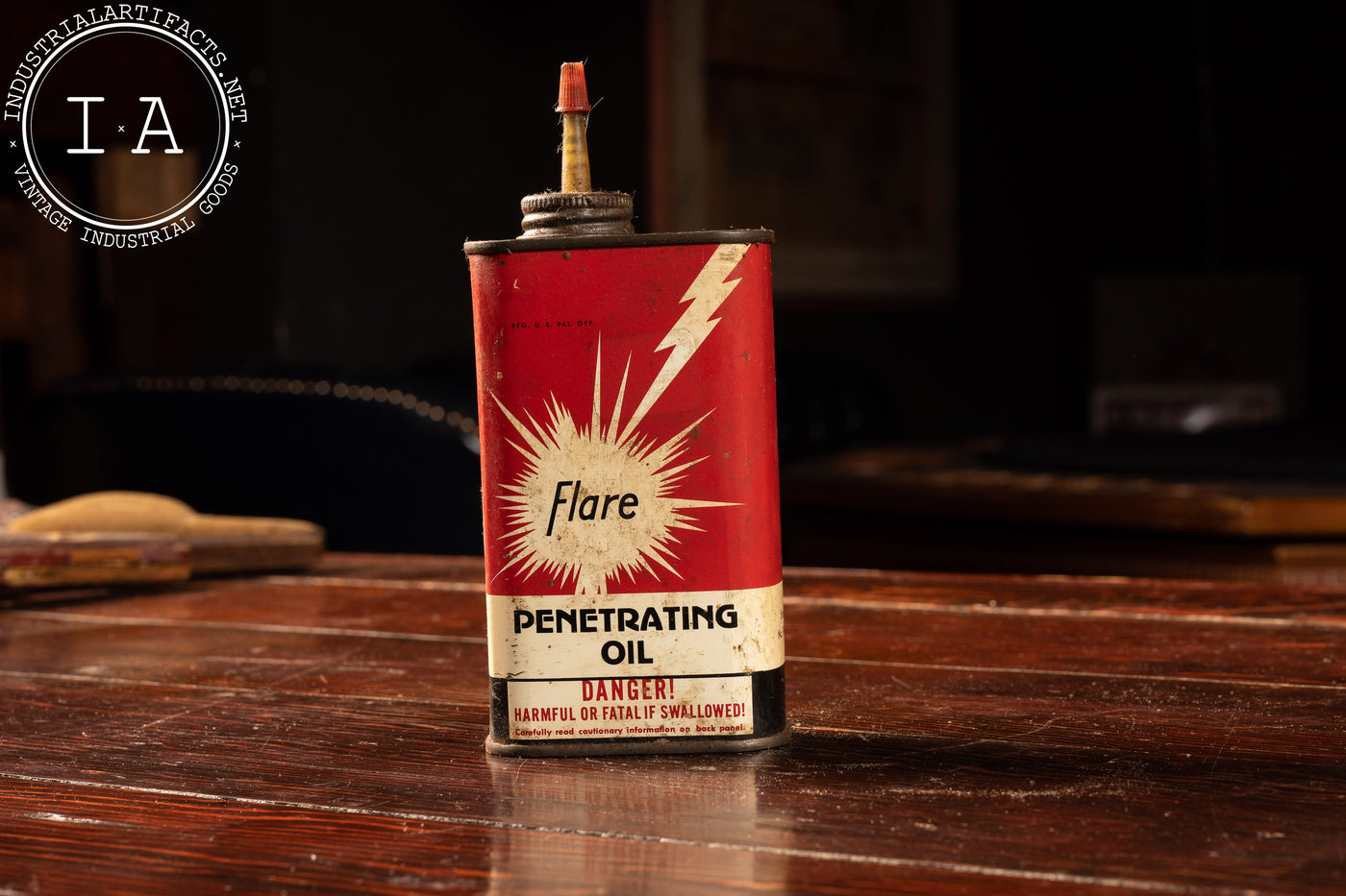Vintage Flare Penetrating Oil Can