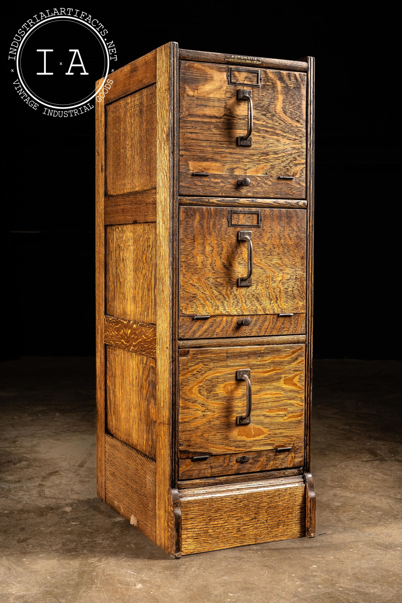 Early 20th Century File Cabinet by Automatic File & Index
