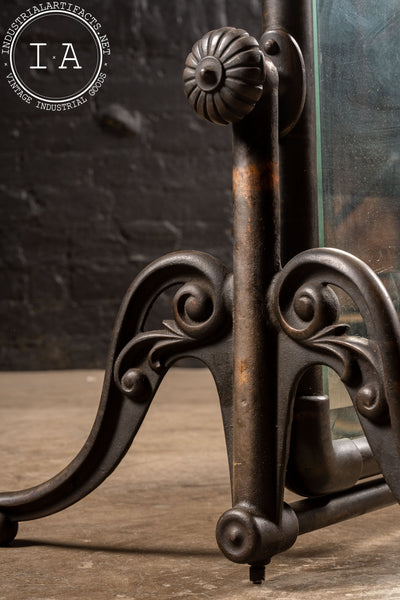 Early 20th Century Japanned Copper Shoe Mirror