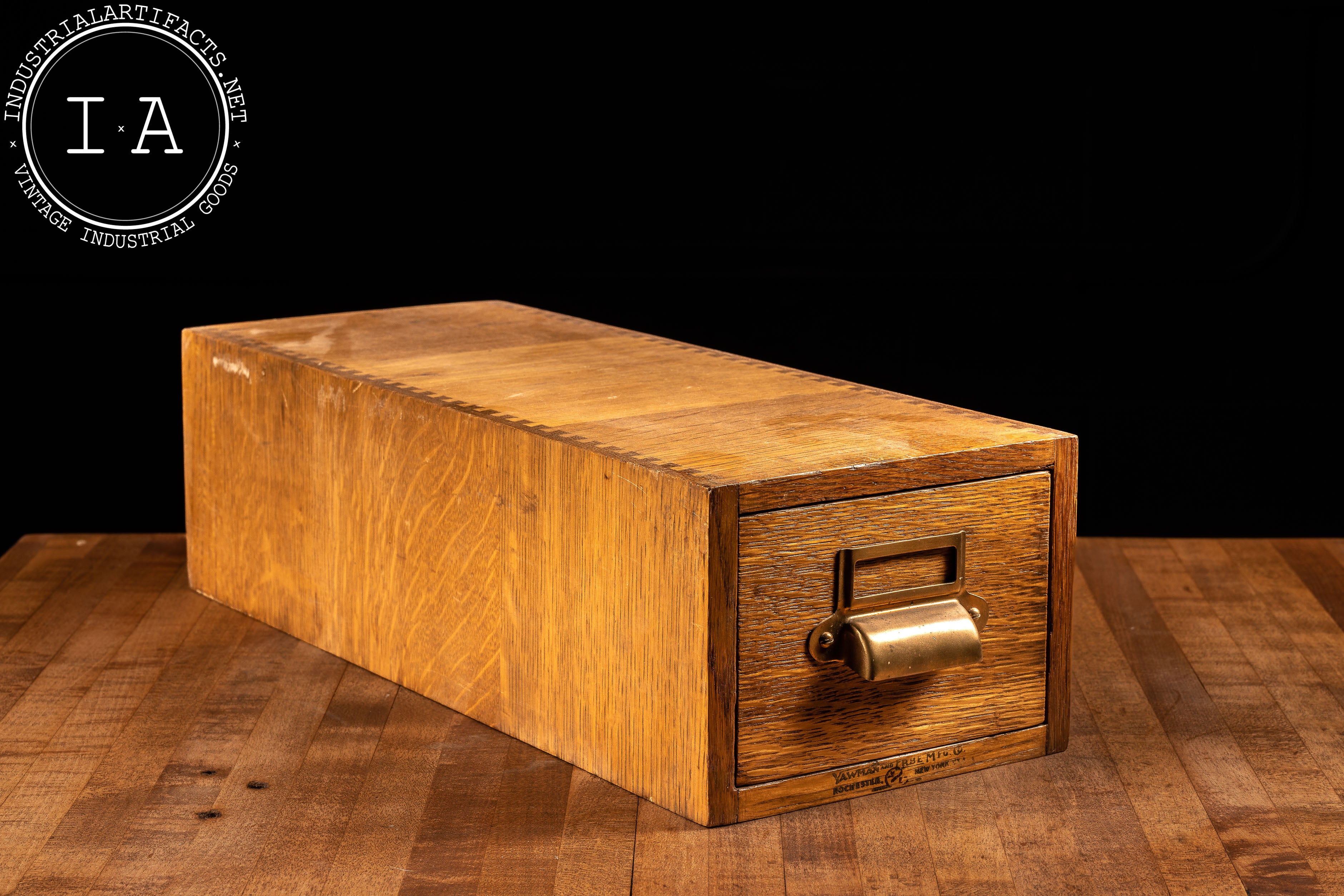 Early 20th Century Yawman & Erbe Industrial Card Catalog Industrial