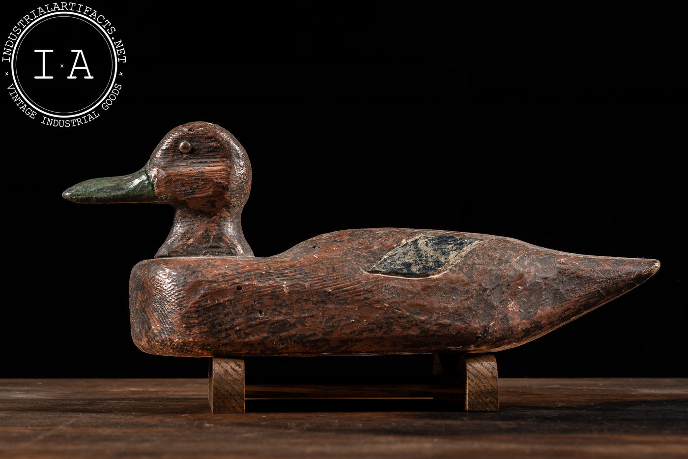 c. 1930 Primitive Wooden Mallard Decoy