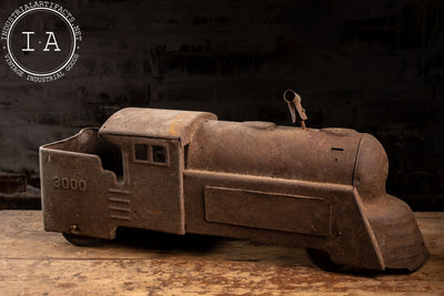 1930s Marx 'Lightening Express' Tin Train Riding Toy
