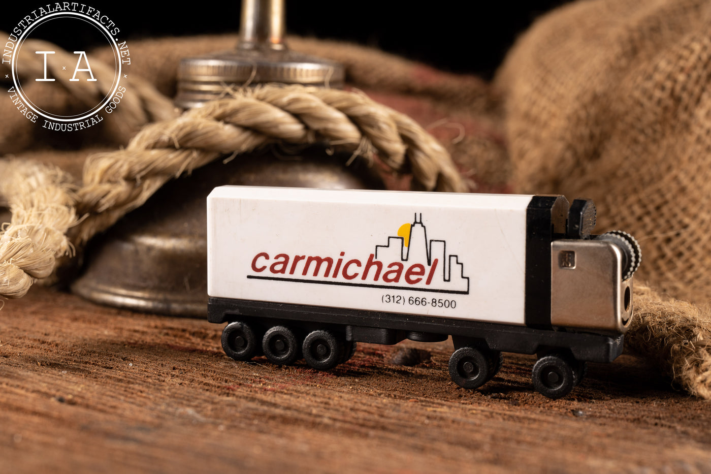 Vintage Carmichael Semitruck Lighter