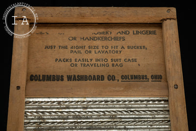 Vintage Dubl-Handi Columbus Washboard