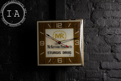 Vintage McKesson Products Sturgis Drug Clock