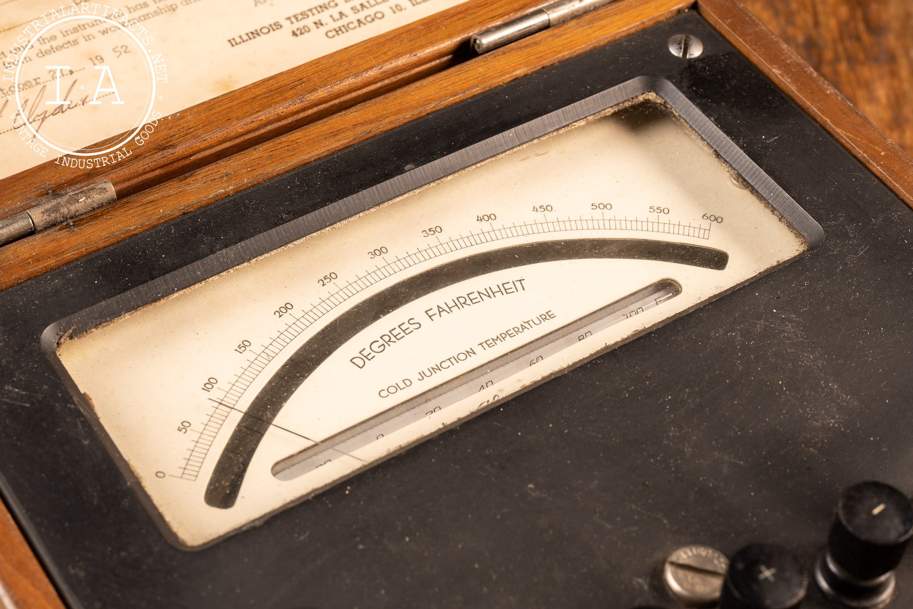 Old Pyrometer c. 1952 Portable Pyrometer By Alnor – Industrial Artifacts