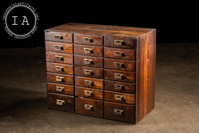 Antique Hardware Cabinet