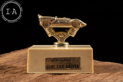 Vintage Slot Car Driver Champion Trophy