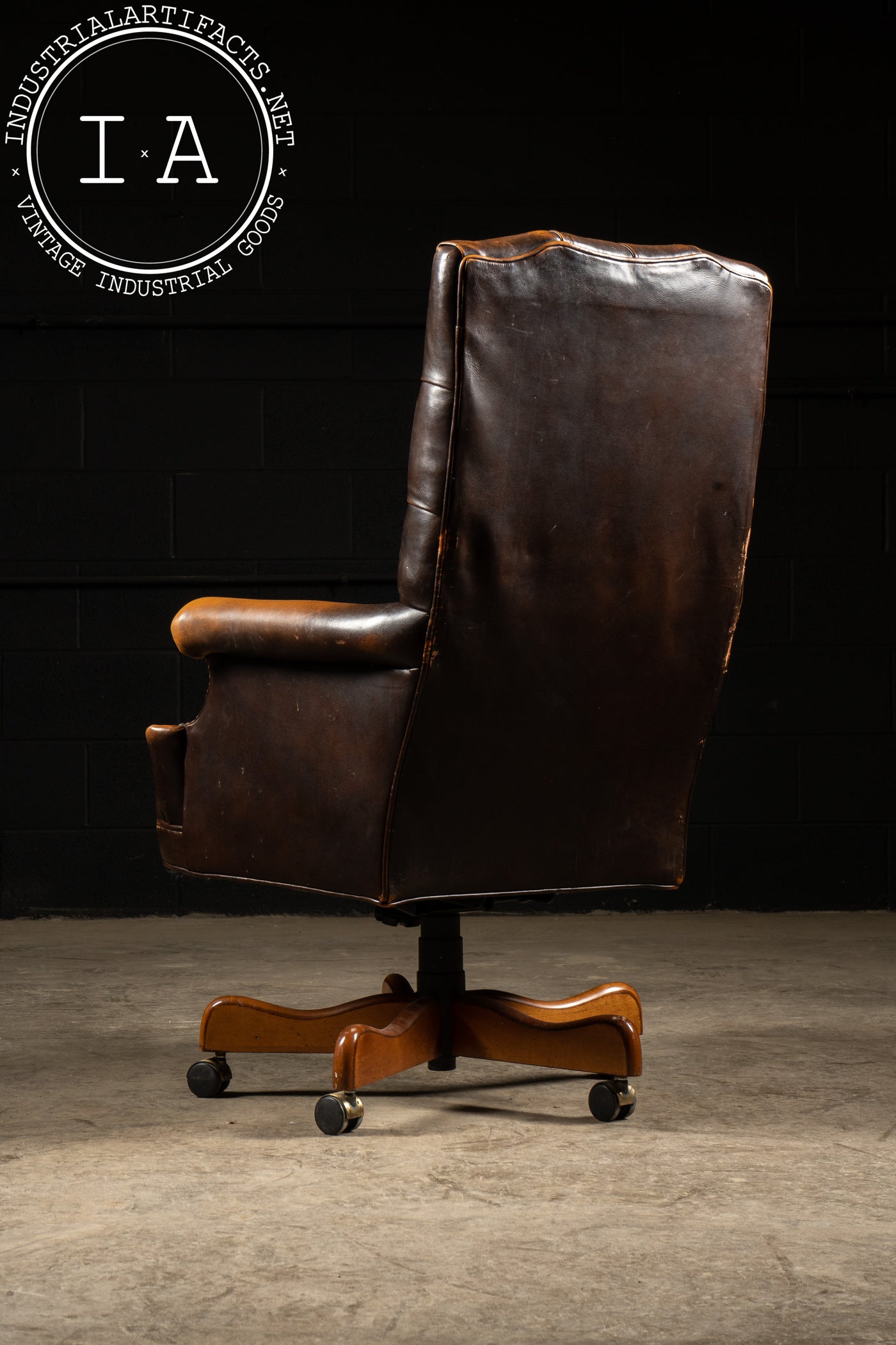 Vintage Tufted Office Chair