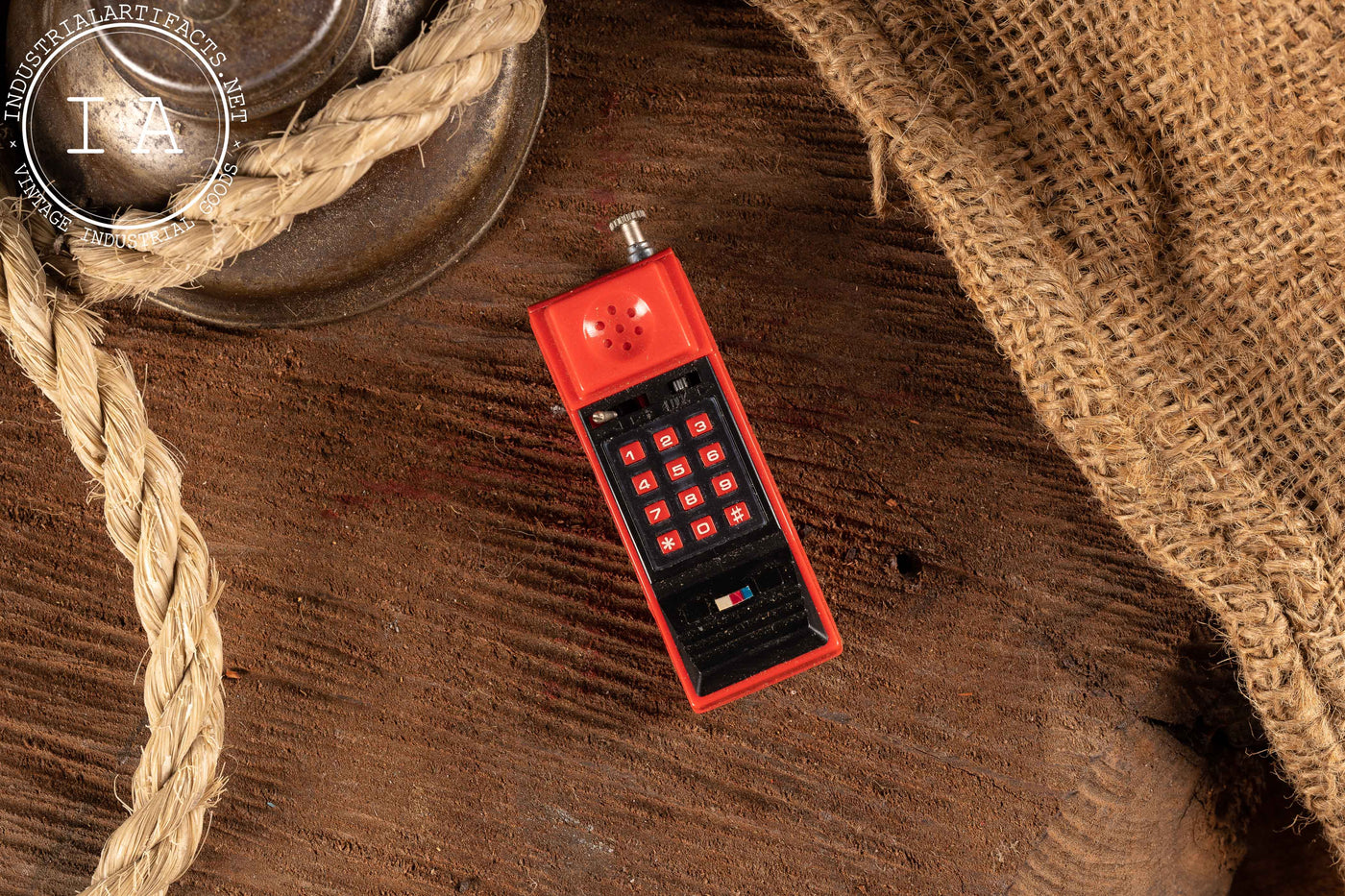 Vintage Red Cell Phone Lighter