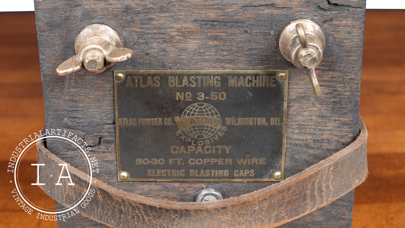 Early 20th Century Still Working Dynamite Blasting Machine