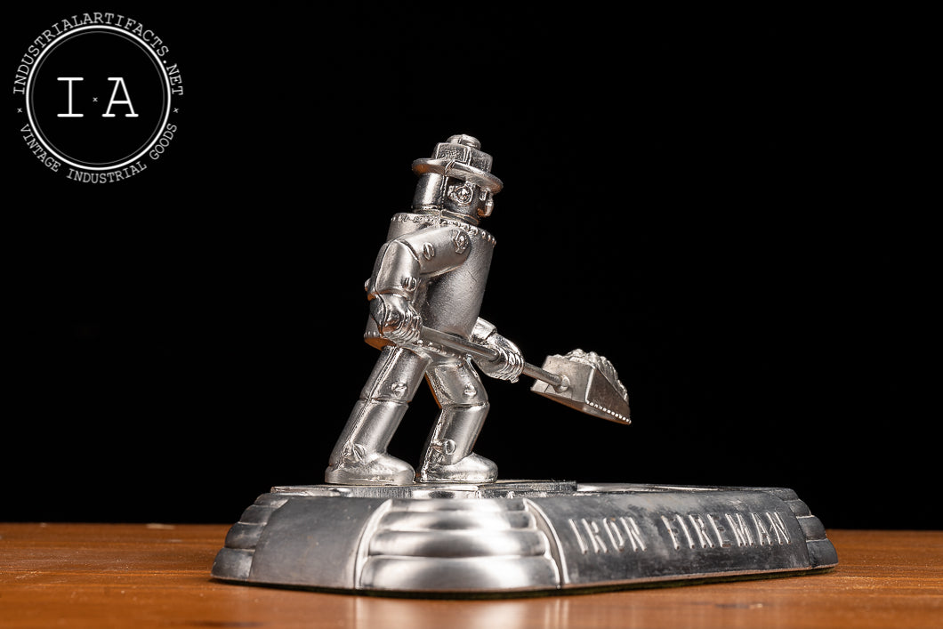 Antique Iron Fireman Ashtray – Industrial Artifacts